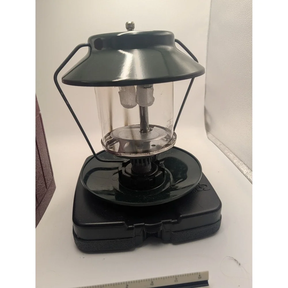 Coleman 5152C740 Two Mantle Propane Lantern with Hard Carry Case Combo Green